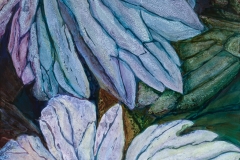 First Frost I (1 of 2) • 24x18 • Acrylic on Wood Panel in Float Frame