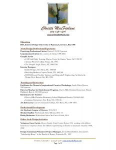 christa macfarlane resume