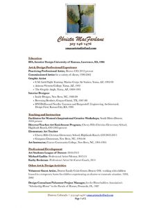 christa macfarlane resume