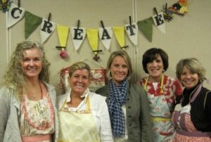 Christa MacFarlane and students